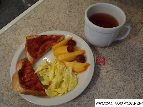 Bigelow Tea with breakfast, Back To School Routines with Walmart and Bigelow Tea #AmericasTea #shop #cbias
