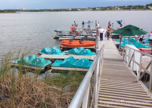 Paddle boats and Kayaks at Westgate Lakes Resort and Spa