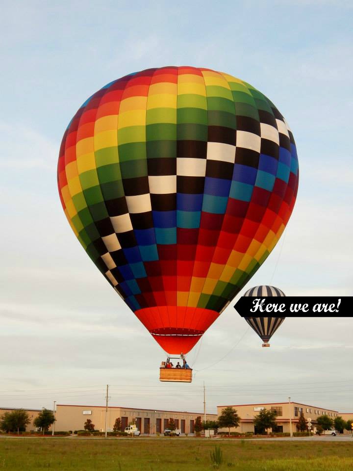 Picture of our Hot Air Balloon from Orlando Balloon Adventures