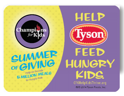 Summer of Giving Shelf Display Champions for Kids