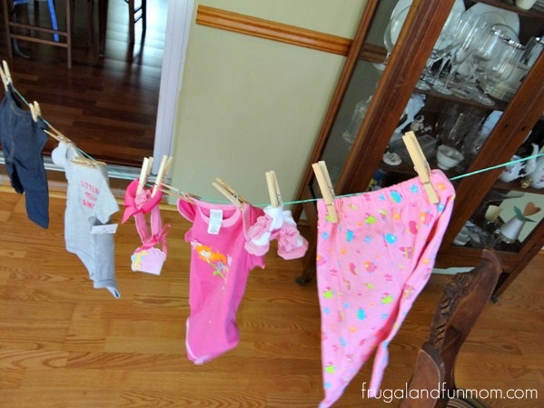 Laundry Shower Gift Idea With Baby Essentials