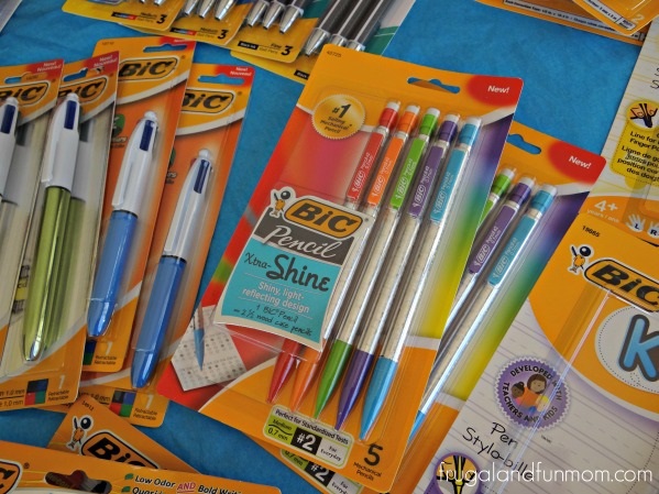 Teacher Appreciation Basket Bic Pens and Pencils