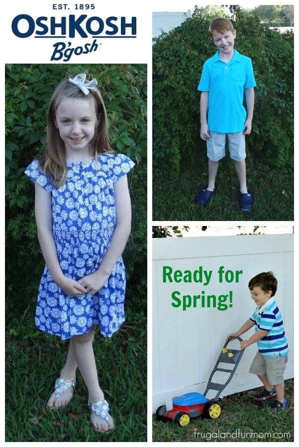 Ready for Easter and Spring in OshKosh BGosh Boys and Girls Clothes