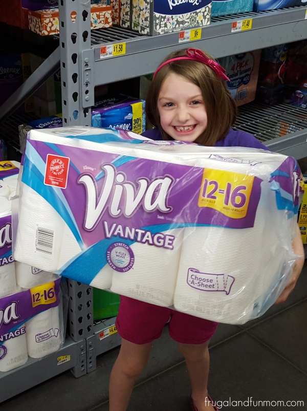 Viva Vantage Big Roll Paper Towels at Walmart