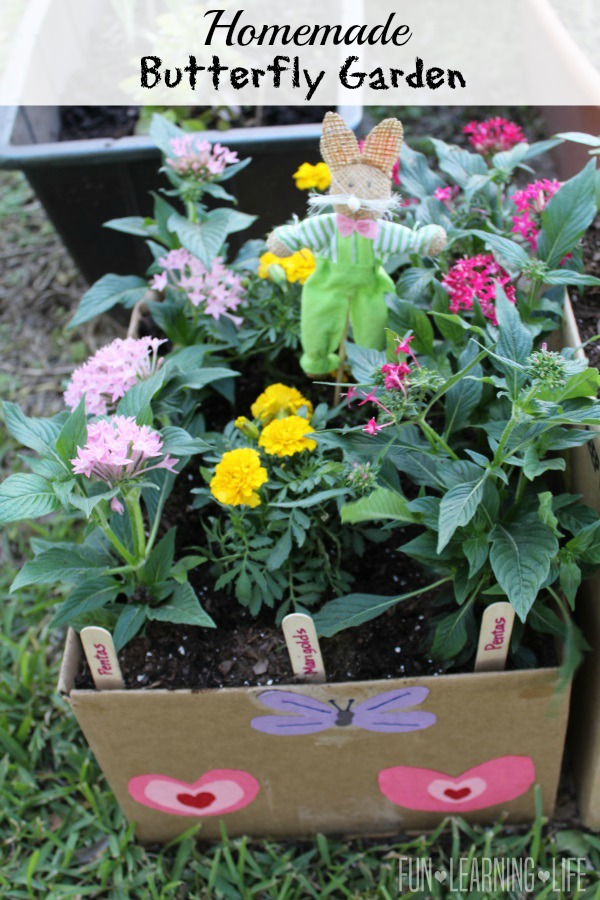 Homemade Cardboard Butterfly Garden Tutorial!